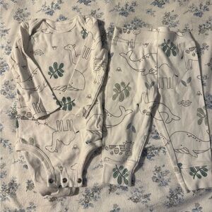 Animal & plants Print Kids Matching Set